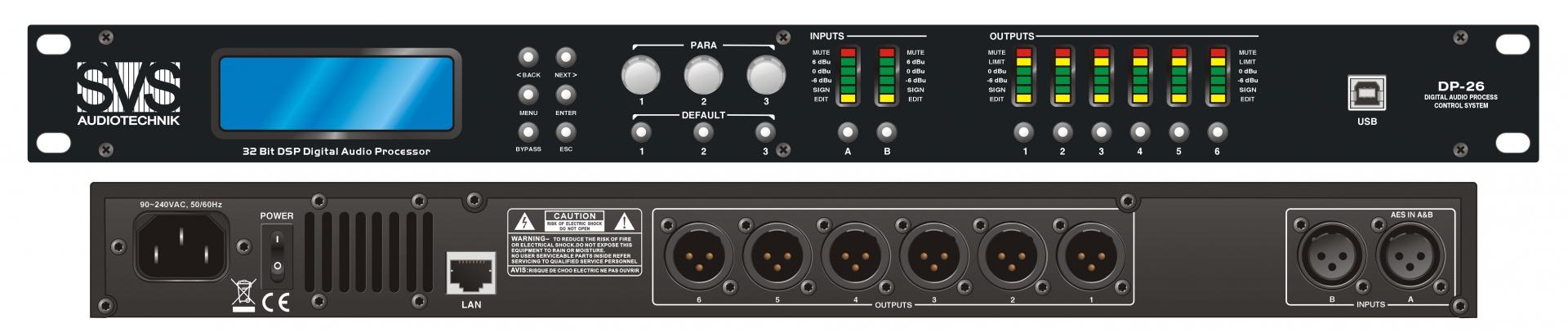 SVS Audiotechnik DP-26 Цифровой процессор: 2 входа 6 выходов в Россоши