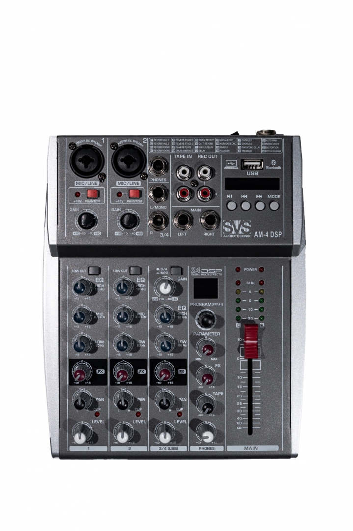 SVS Audiotechnik mixers AM-4 DSP Аналоговый микшерный пульт, 4-канала в Россоши