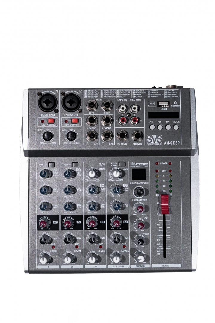 SVS Audiotechnik mixers AM-6 DSP Микшерный пульт аналоговый, 6-канальный SVS Audiotechnik mixers в Россоши