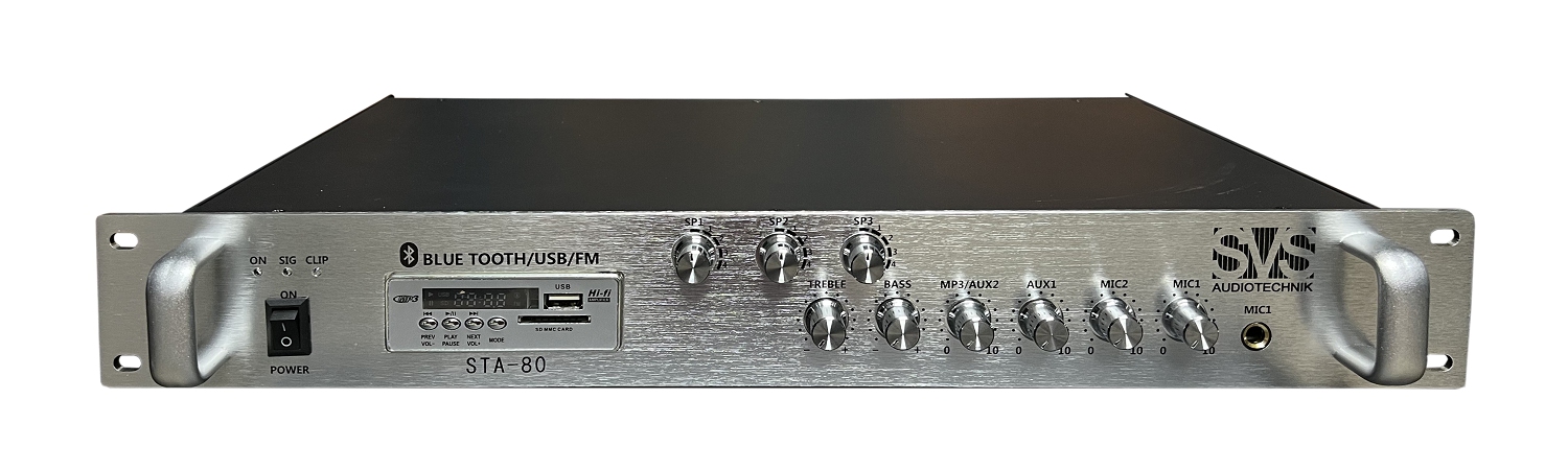 SVS Audiotechnik STA-80 Микшер-усилитель для систем Public Address в Россоши